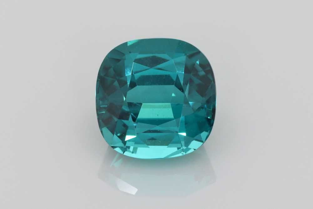 Turmalin 2,91 ct, niebieski, szlif cushion
