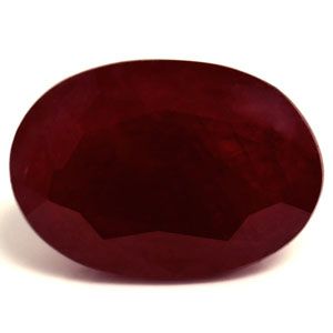 Rubin 3,23 ct, czerwony, szlif owalny