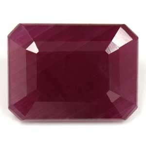 Rubin 6,56 ct, czerwony, szlif szmaragdowy