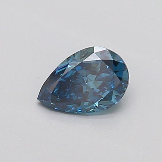 0.3 CT Fancy Vivid Grayish Blue PEAR