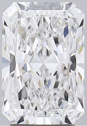 3.59-carat radiant diamond with E color, null cut, and VS1 clarity.