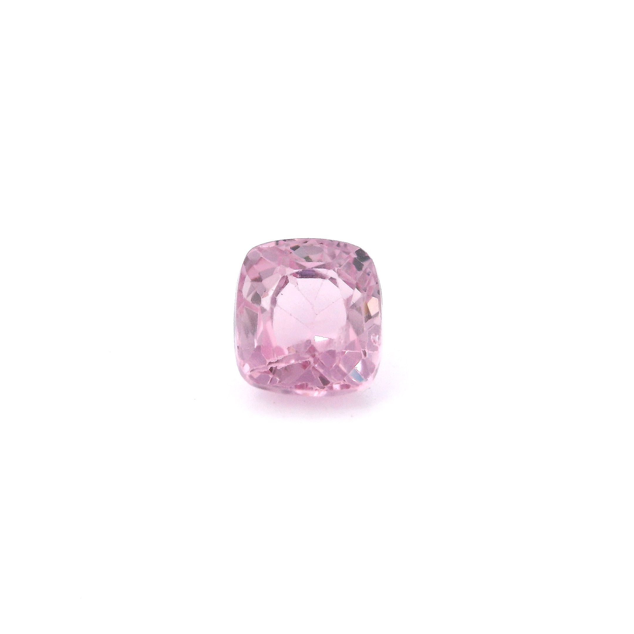 Spinel 1,13 ct, różowy, szlif cushion