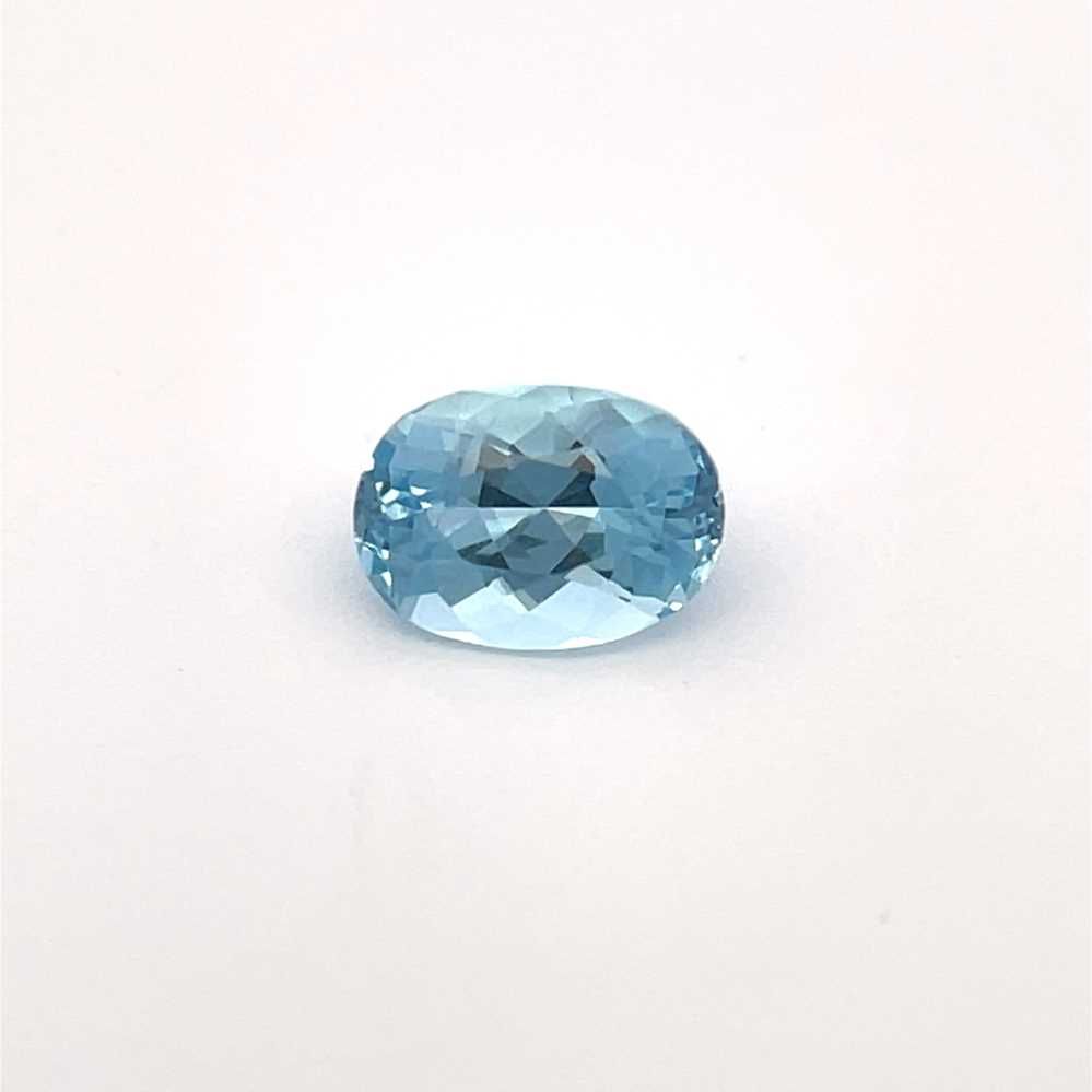 AQUAMARINE FACETED 1.15ct BLUE Vivid BLUE SI MOZAMBIQUE NONE