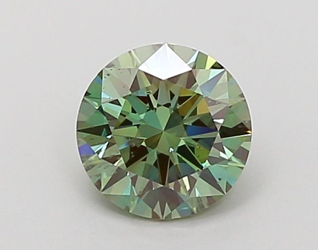 0.99 CT Fancy Vivid Green ROUND