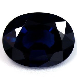 Szafir 1,57 ct, niebieski, szlif owalny