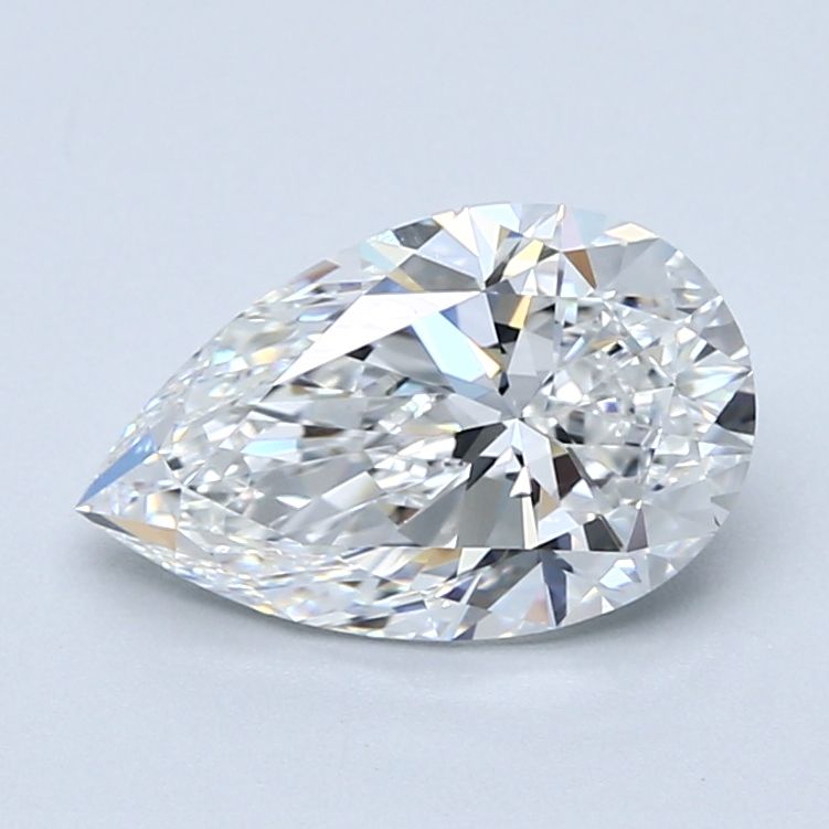 Prírodný diamant hruška, VVS1, E,... Prírodný diamant hruška, VVS1, E,...