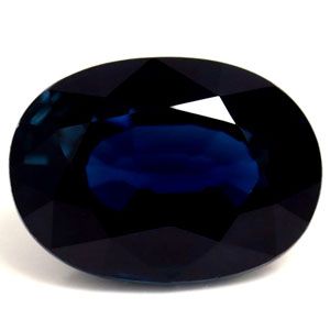 Szafir 1,35 ct, niebieski, szlif owalny