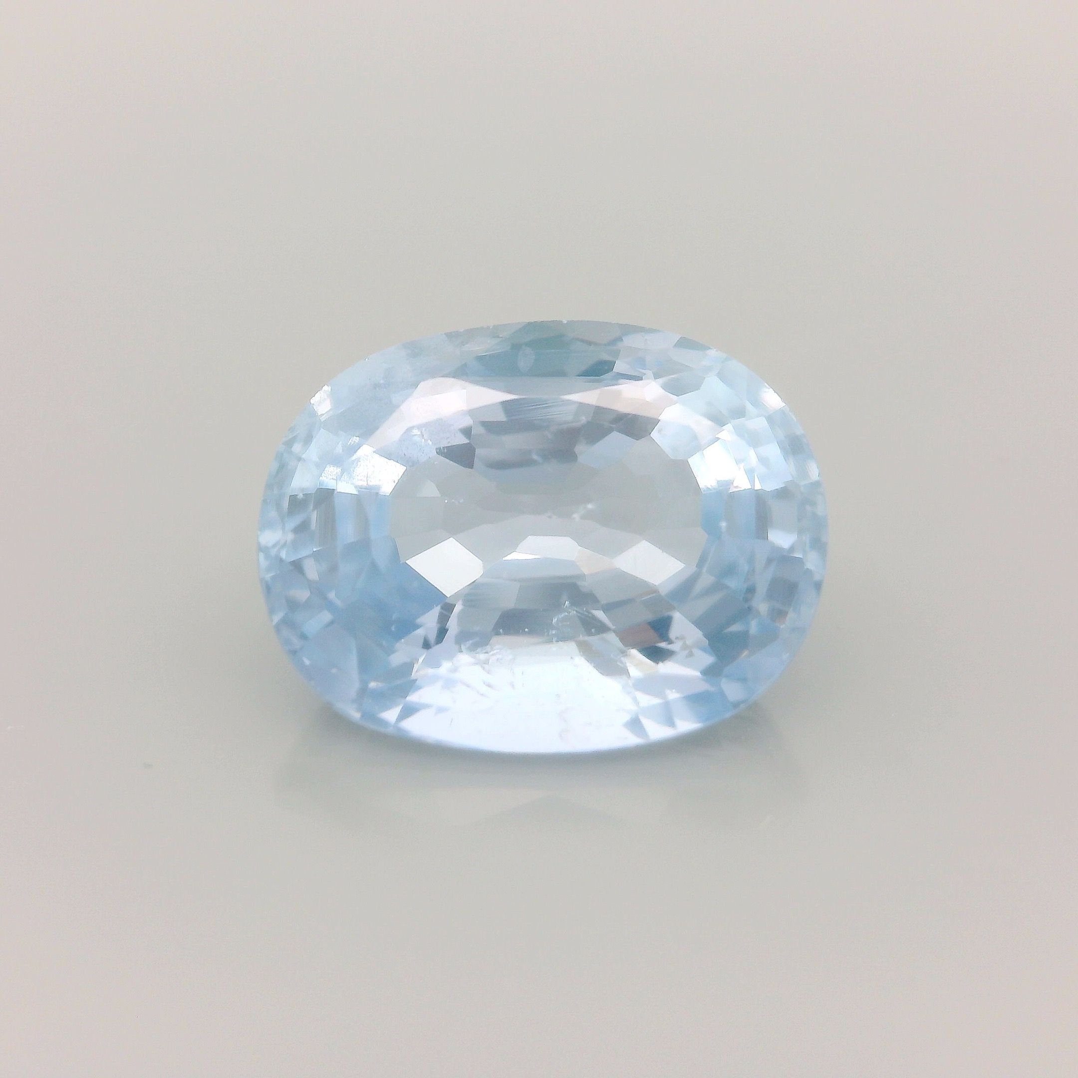 Szafir 5,04 ct, niebieski, szlif owalny