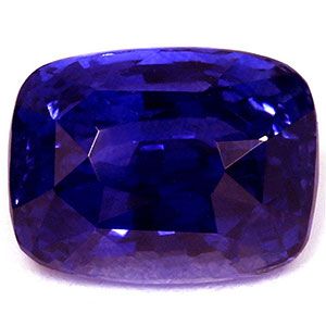 Szafir 2,78 ct, niebieski, szlif cushion