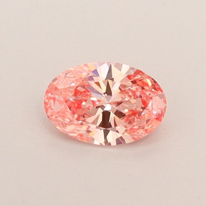 0.37 CT Fancy Intense Pink OVAL