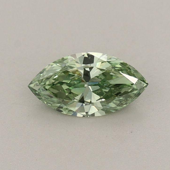 0.35 CT Fancy Vivid Green MARQUISE