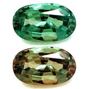 ALEXANDRITE FACETED 0.35ct GREEN Blue Green to Purple EC INDIA NONE