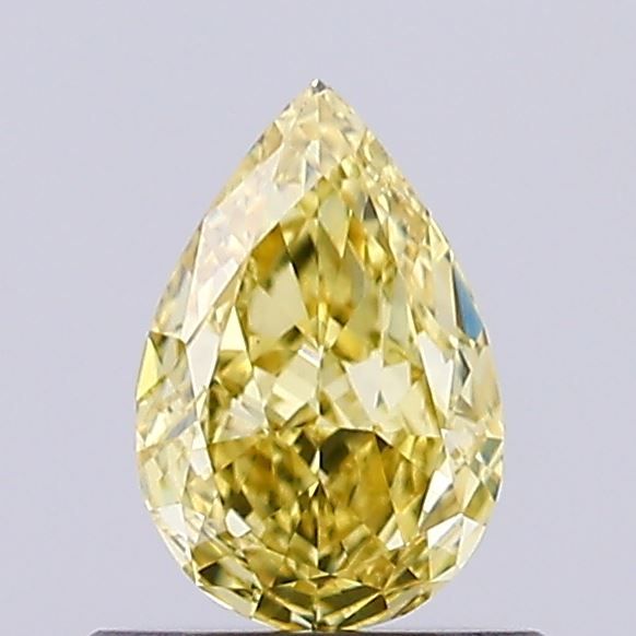 0.54 CT Fancy Intense Yellow PEAR
