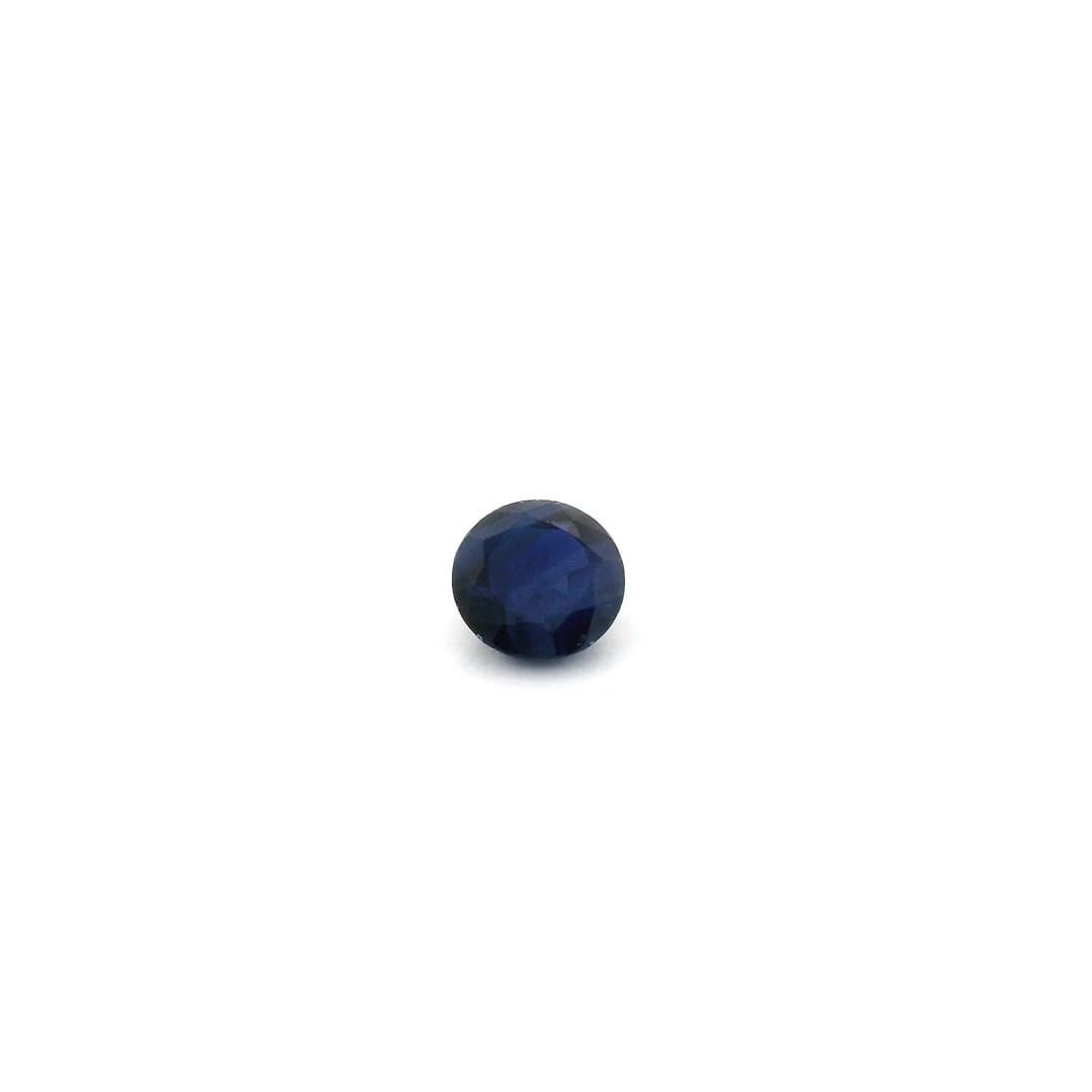 SAPPHIRE FACETED 0.52ct BLUE Deep Blue SI CAMBODIA HEATED