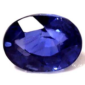 Szafir 1,53 ct, niebieski, szlif owalny