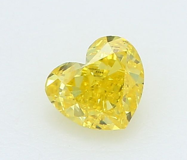 0.22 CT Fancy Vivid Yellow HEART