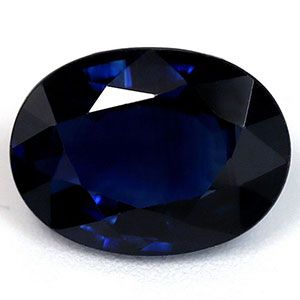 SAPPHIRE FACETED 1.6ct BLUE Intense Blue EC MADAGASCAR NONE