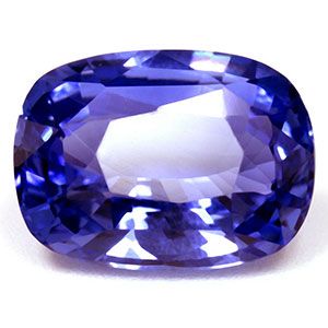 Szafir 2,95 ct, niebieski, szlif cushion
