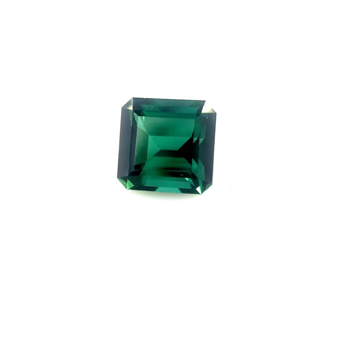 Turmalin 2,74 ct, niebieski, szlif szmaragdowy