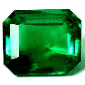 Szmaragd 1,22 ct, zielony, szlif szmaragdowy