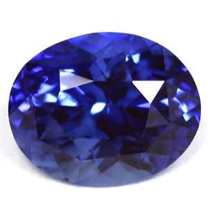 Szafir 1,14 ct, niebieski, szlif owalny