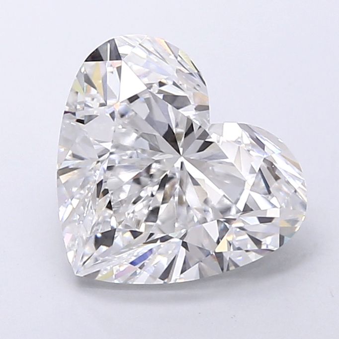 4.73 carat d VVS2 EX Cut IGI heart diamond