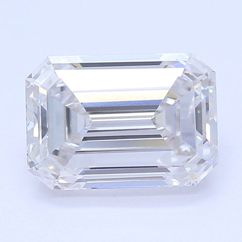 Diamant Émeraude 0.88 ct - Couleur F - Pureté VVS2