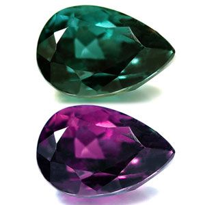 ALEXANDRITE FACETED 0.61ct GREEN Blue Green to Intense Purple EC BRAZIL NONE