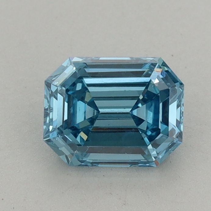 0.9 CT Fancy Vivid Blue EMERALD