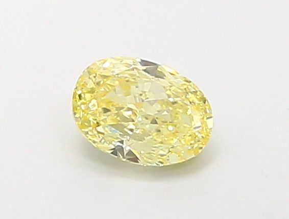 0.39 CT Fancy Yellow OVAL
