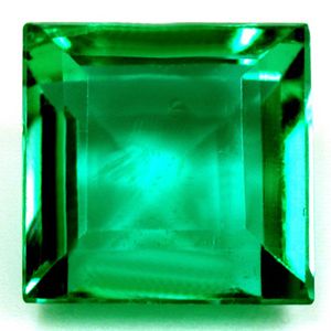 Szmaragd 2,88 ct, zielony, szlif kwadratowy