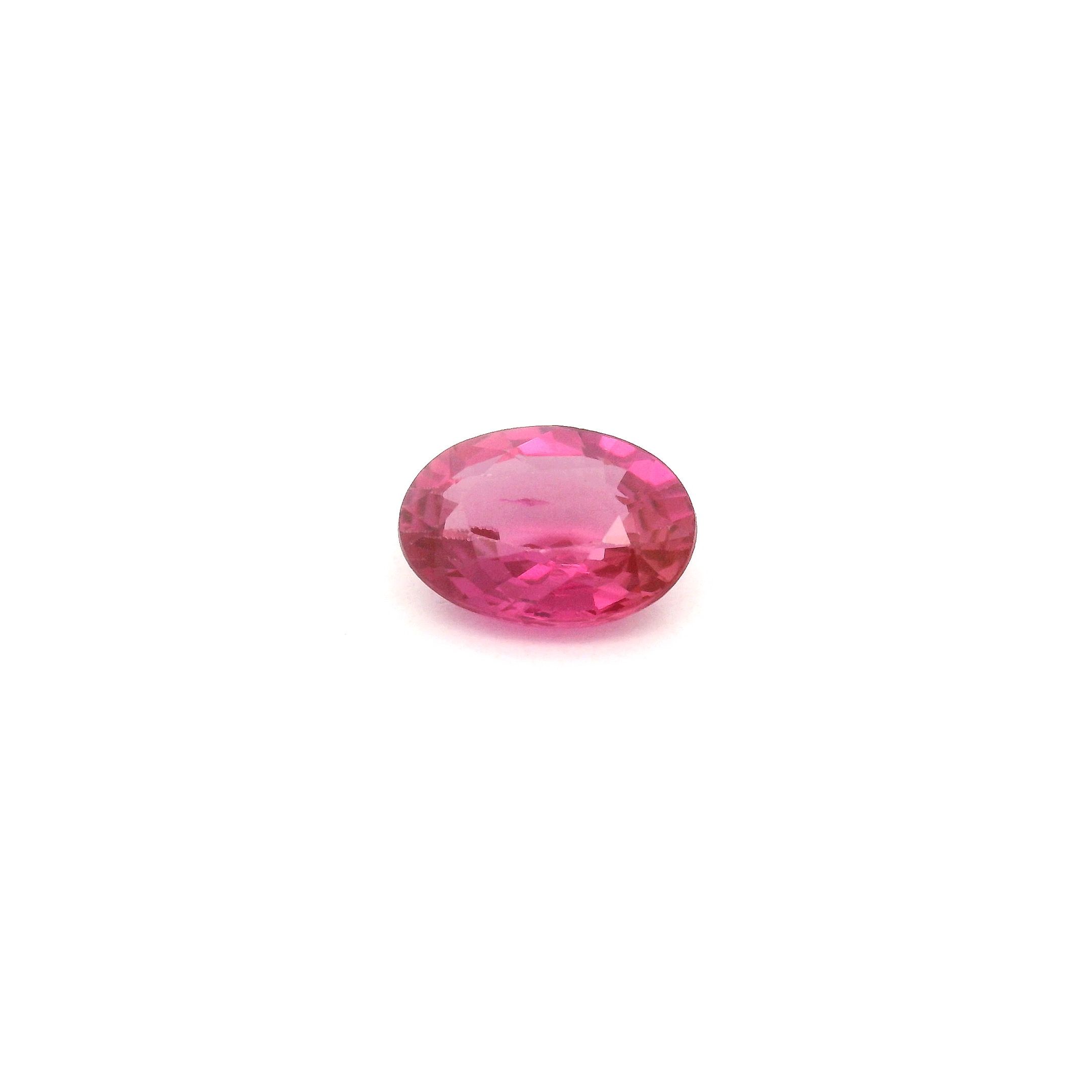 RUBY FACETED 0.86ct RED Medium Intense SI MOZAMBIQUE HEATED