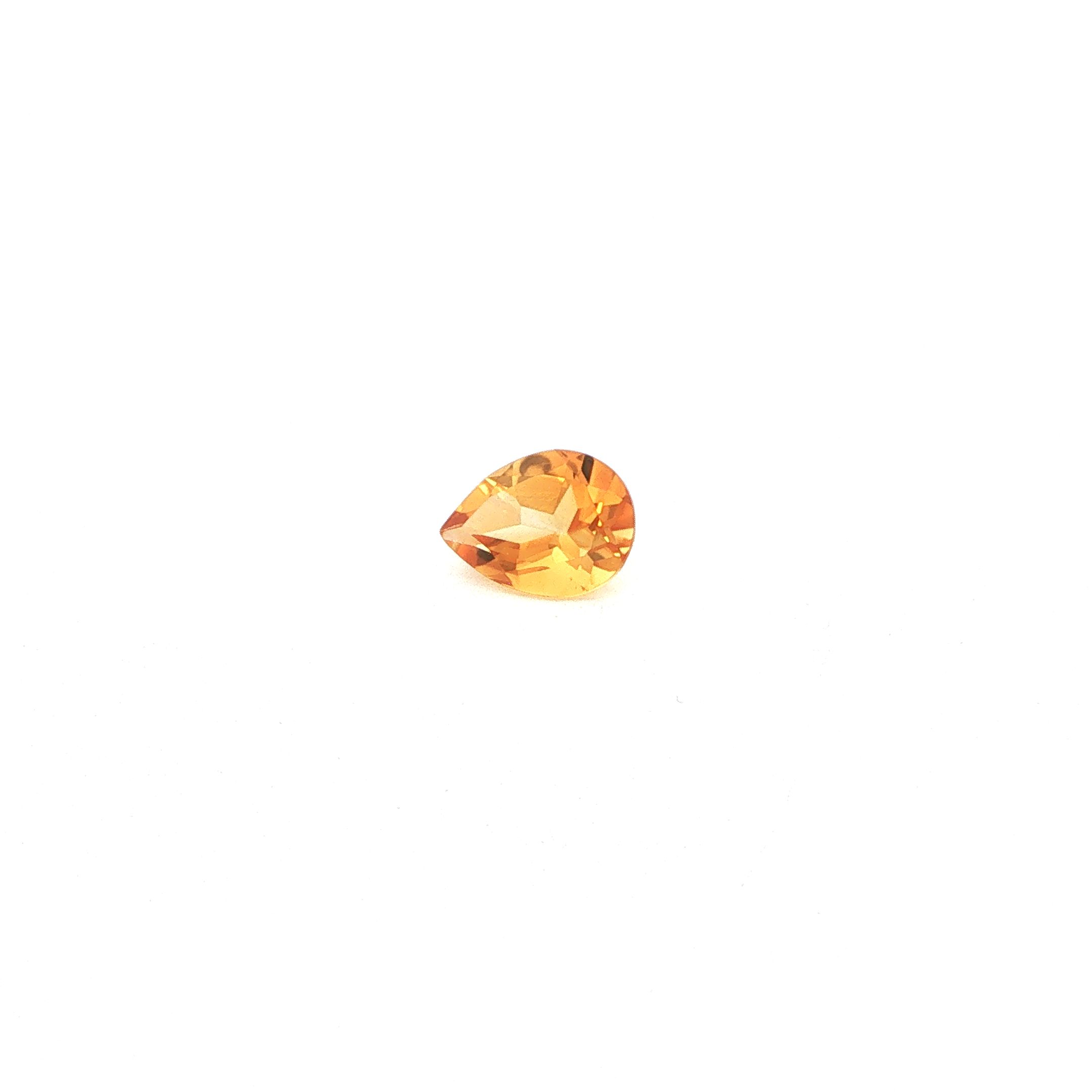 1.46 ct Pear citrine