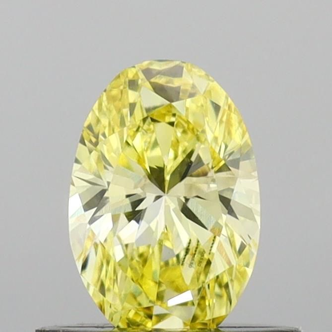 0.5 CT Fancy Intense Yellow OVAL