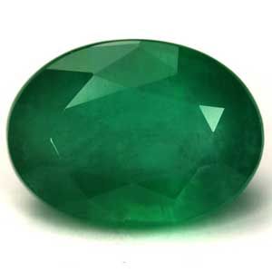 Szmaragd 3,38 ct, zielony, szlif owalny