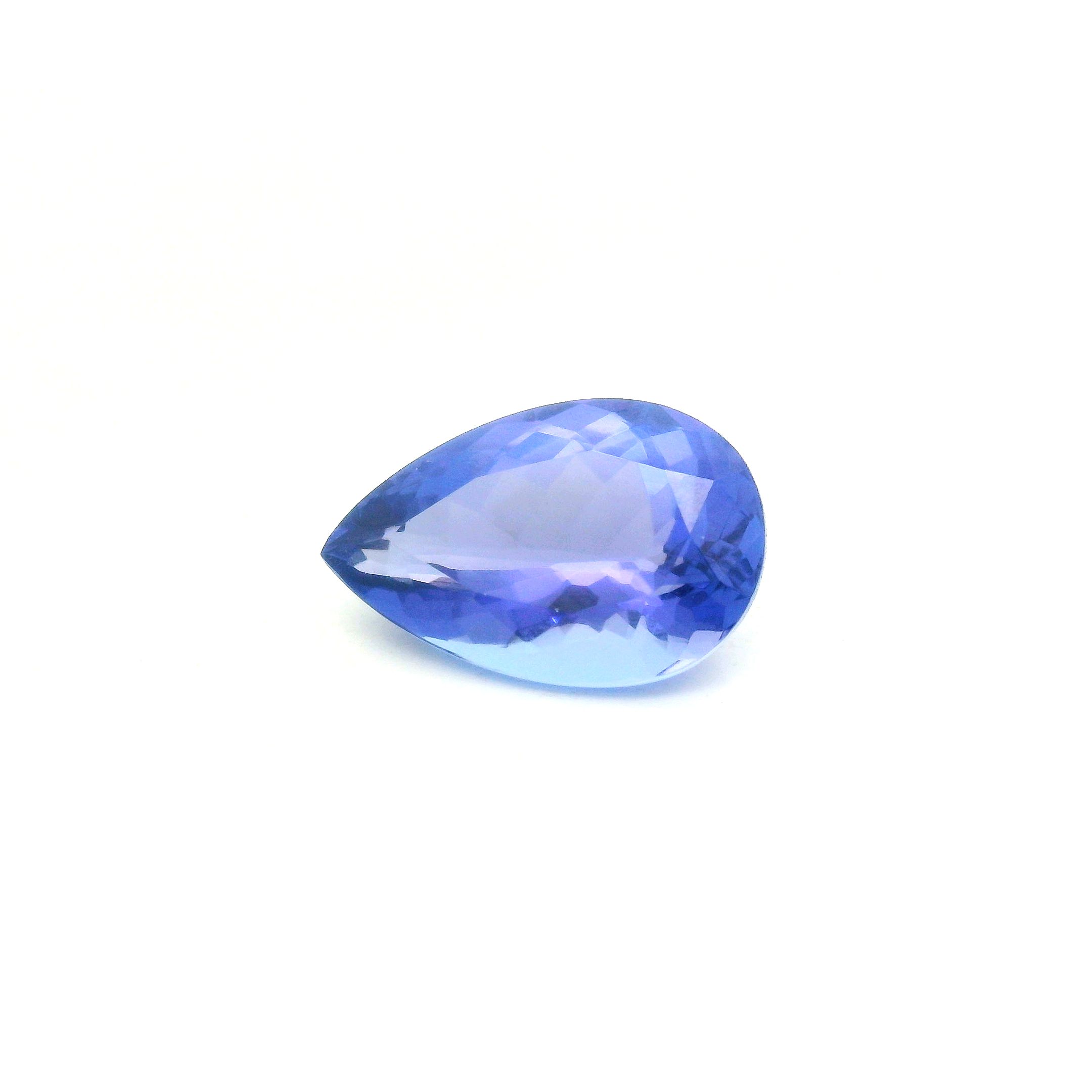 3.97 ct Pear Tanzanite