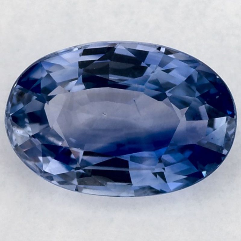 Szafir 2,06 ct, niebieski, szlif owalny