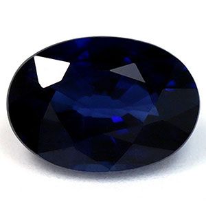 Szafir 1,09 ct, niebieski, szlif owalny