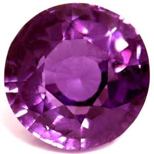 Szafir 2,15 ct, purpurowy, szlif okrągły