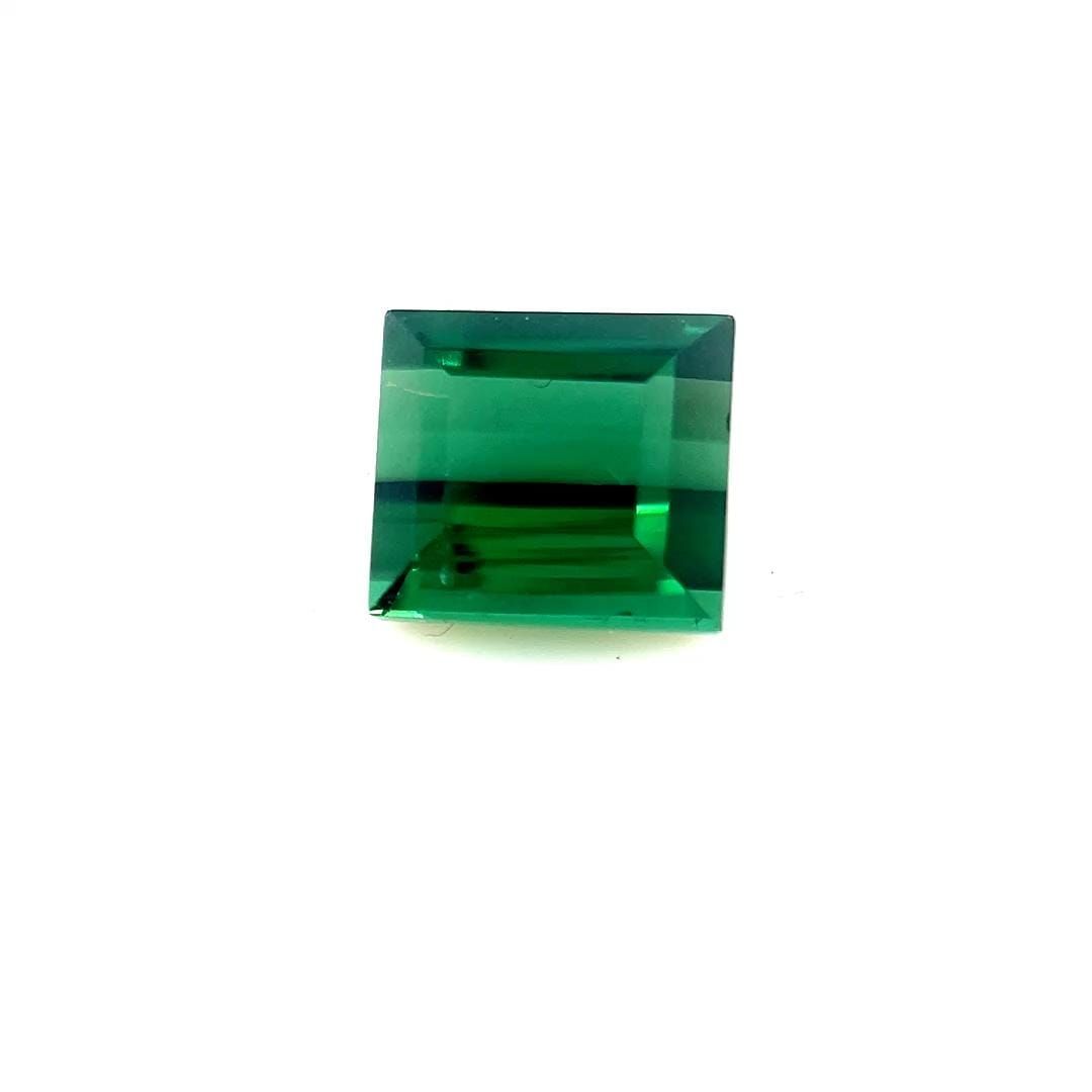 Turmalin 1,55 ct, zielony, szlif bagietka