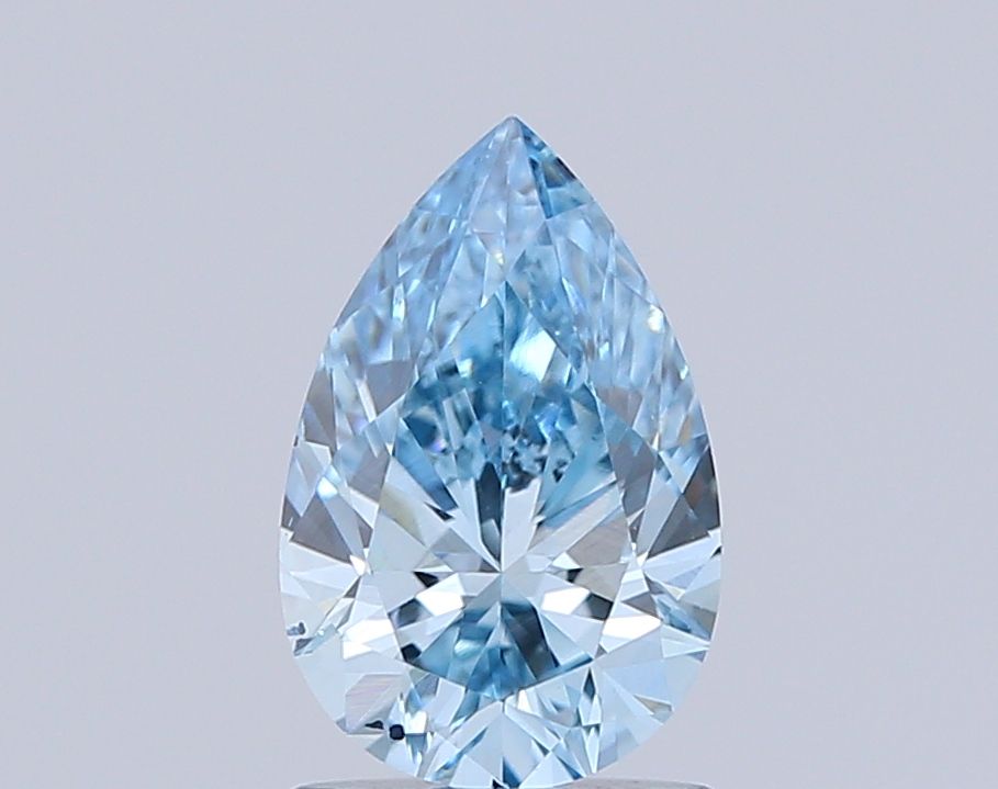 1.05 CT Fancy Vivid Blue PEAR