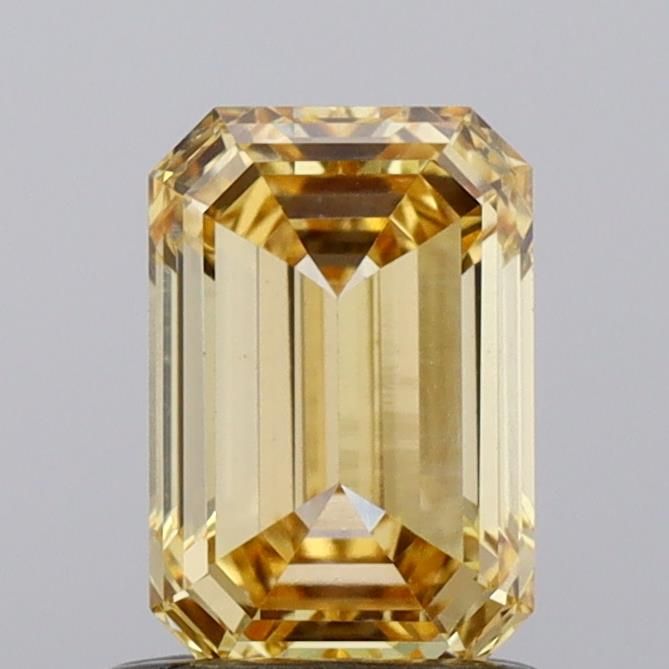 1.02 CT Fancy Vivid Orange EMERALD