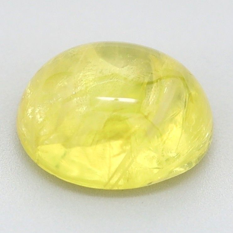 Szafir 1,18 ct, żółty, kaboszon