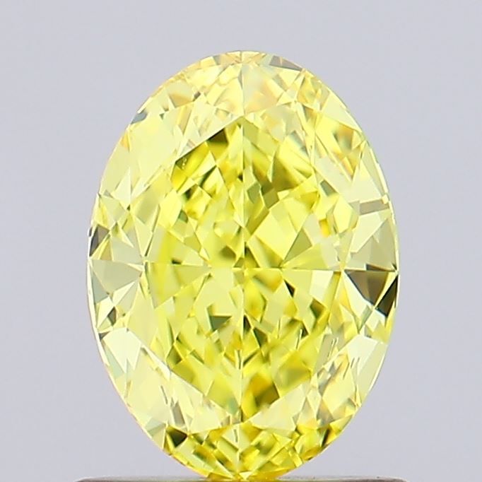 1.03 CT Fancy Vivid Yellow OVAL