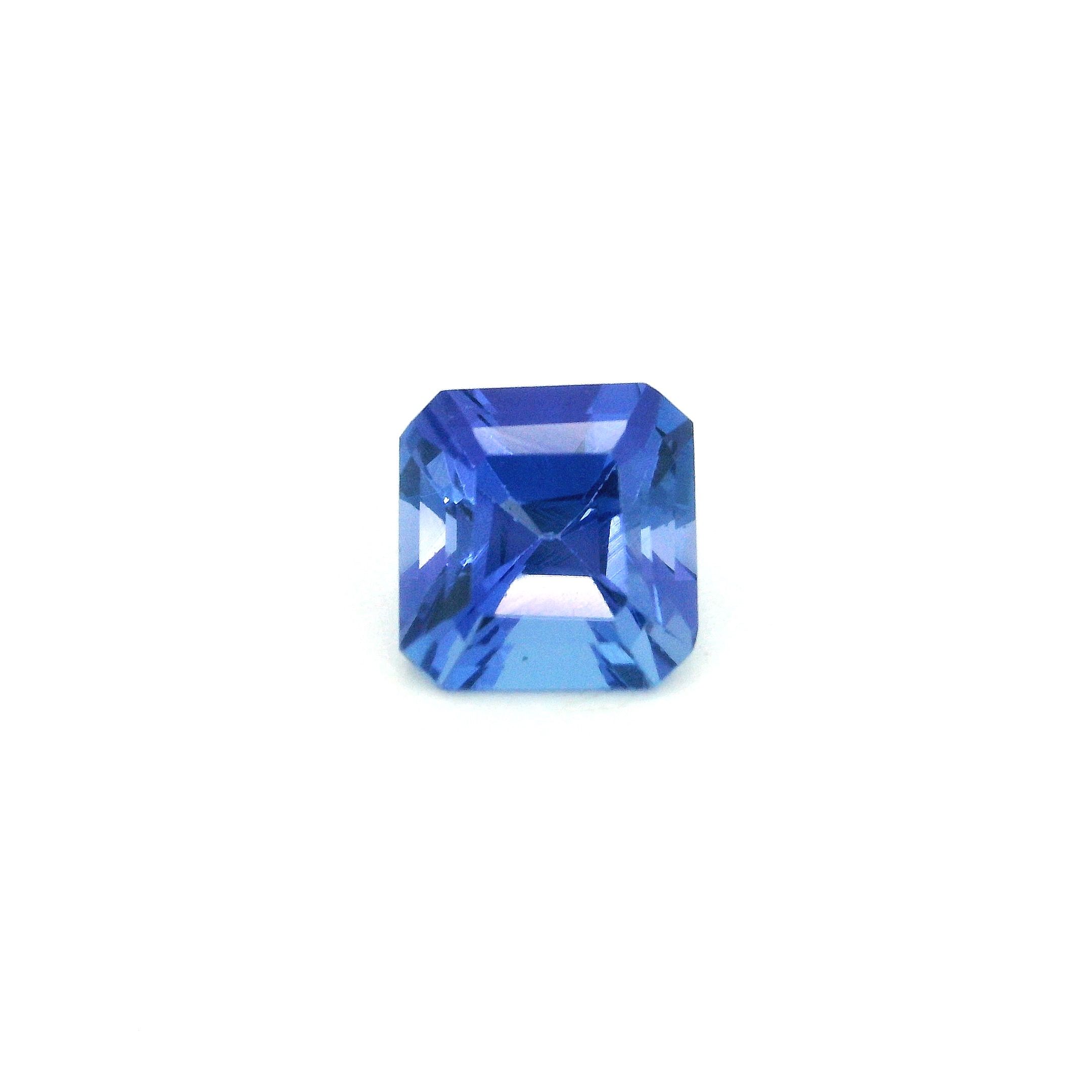 Tanzanit 1,99 ct, niebieski, szlif ośmiokątny