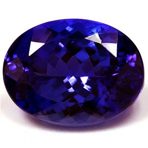 Tanzanit 13,59 ct, niebieski, szlif owalny