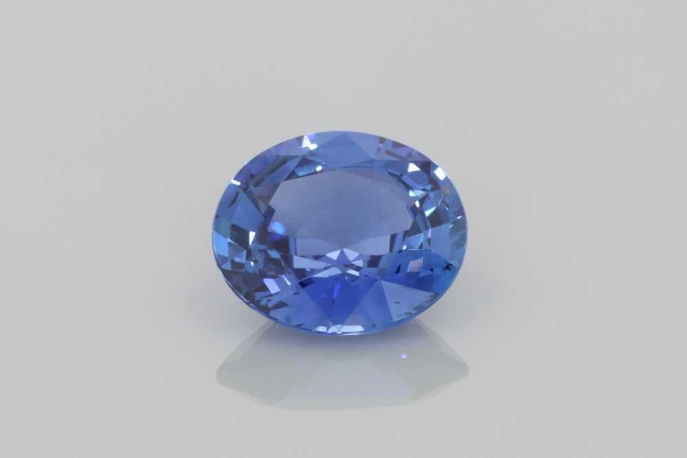 SAPPHIRE FACETED 1.59ct BLUE Vivid BLUE SI SRILANKA HEATED