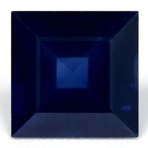 Szafir 3,07 ct, niebieski, szlif kwadratowy