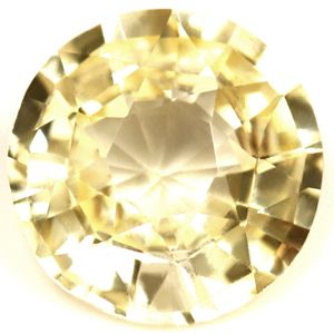 Szafir 2,04 ct, żółty, szlif okrągły
