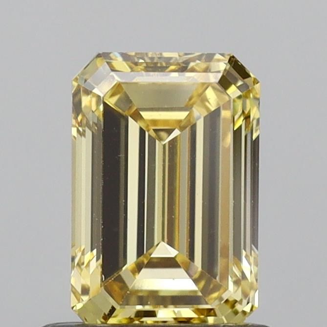 1.01 CT Fancy Vivid Yellow EMERALD